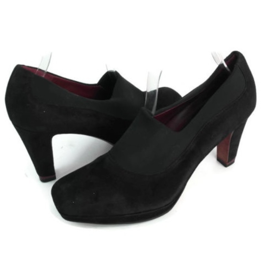 OH! Healthy Heels Women's Black Platform Pumps